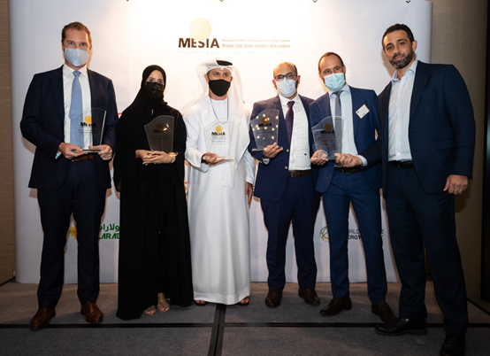www@pa.com Al Dhafra Photovoltaic Project Wins a MESIA Annual Award